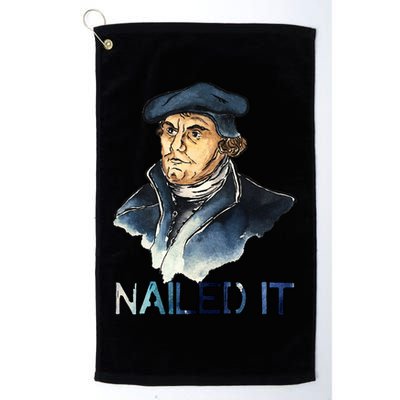 Martin Luther Nailed It Paint Stroke Golf Towel