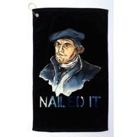 Martin Luther Nailed It Paint Stroke Golf Towel