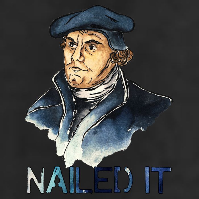 Martin Luther Nailed It Paint Stroke Golf Towel