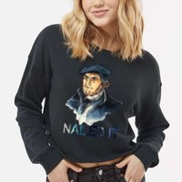 Martin Luther Nailed It Paint Stroke Cropped Pullover Crew