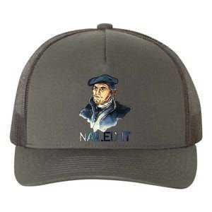 Martin Luther Nailed It Paint Stroke Yupoong Adult 5-Panel Trucker Hat