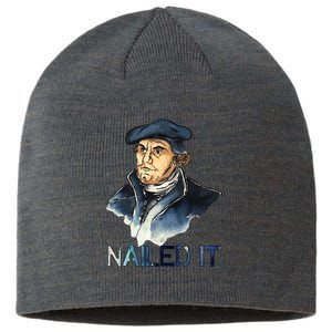 Martin Luther Nailed It Paint Stroke Sustainable Beanie