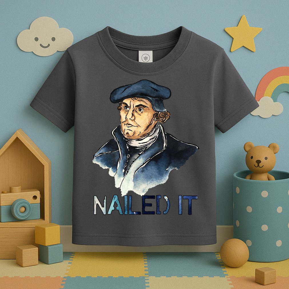 Martin Luther Nailed It Paint Stroke Toddler T-Shirt