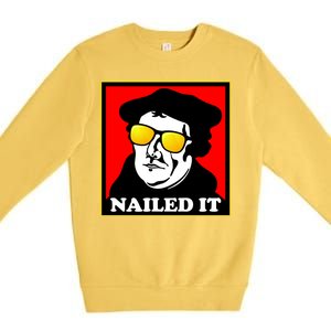 Martin Luther Nailed It Shades Premium Crewneck Sweatshirt