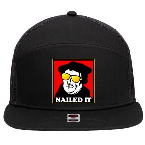 Martin Luther Nailed It Shades 7 Panel Mesh Trucker Snapback Hat