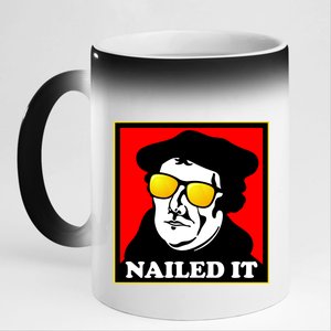 Martin Luther Nailed It Shades 11oz Black Color Changing Mug