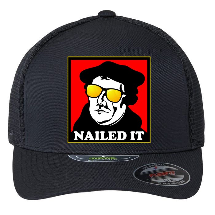 Martin Luther Nailed It Shades Flexfit Unipanel Trucker Cap