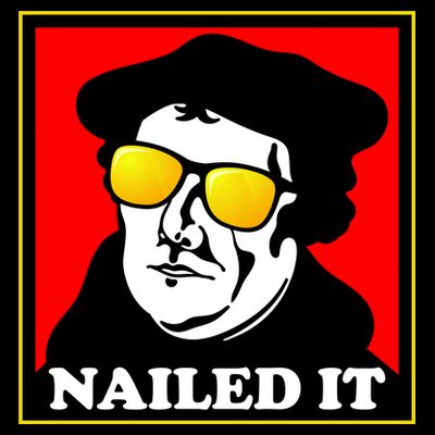 Martin Luther Nailed It Shades T-Shirt