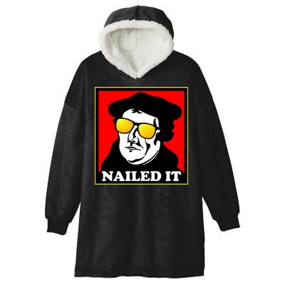 Martin Luther Nailed It Shades Hooded Wearable Blanket