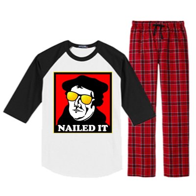 Martin Luther Nailed It Shades Raglan Sleeve Pajama Set