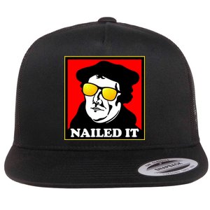 Martin Luther Nailed It Shades Flat Bill Trucker Hat