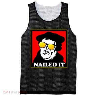 Martin Luther Nailed It Shades Mesh Reversible Basketball Jersey Tank