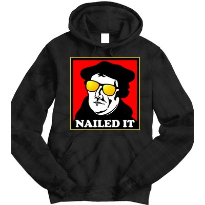 Martin Luther Nailed It Shades Tie Dye Hoodie