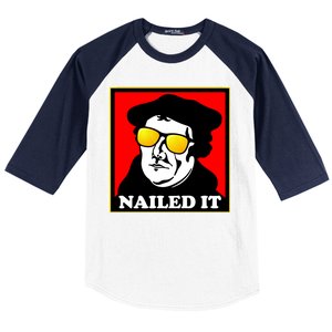 Martin Luther Nailed It Shades Baseball Sleeve Shirt