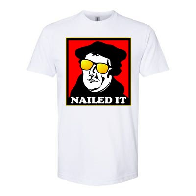 Martin Luther Nailed It Shades Softstyle® CVC T-Shirt