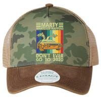 Marty Whatever Happens Don't Ever Go To 2020 Legacy Tie Dye Trucker Hat