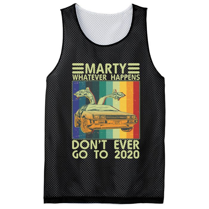 Marty Whatever Happens Don't Ever Go To 2020 Mesh Reversible Basketball Jersey Tank