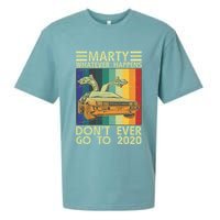 Marty Whatever Happens Don't Ever Go To 2020 Sueded Cloud Jersey T-Shirt