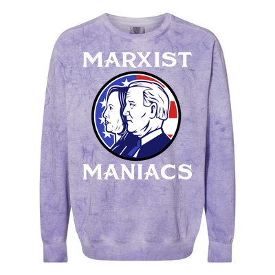 Marxist Maniacs Pro Trump Conservatives Colorblast Crewneck Sweatshirt