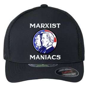 Marxist Maniacs Pro Trump Conservatives Flexfit Unipanel Trucker Cap