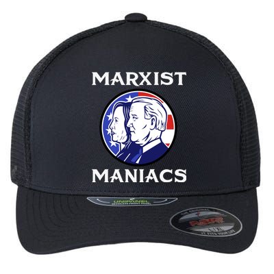 Marxist Maniacs Pro Trump Conservatives Flexfit Unipanel Trucker Cap