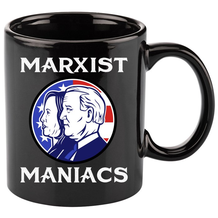 Marxist Maniacs Pro Trump Conservatives 11oz C Handle Ceramic Mug