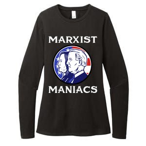 Marxist Maniacs Pro Trump Conservatives Womens CVC Long Sleeve Shirt