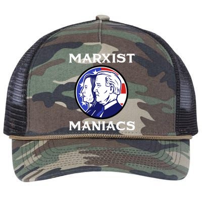 Marxist Maniacs Pro Trump Conservatives Retro Rope Trucker Hat Cap