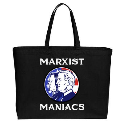 Marxist Maniacs Pro Trump Conservatives Cotton Canvas Jumbo Tote