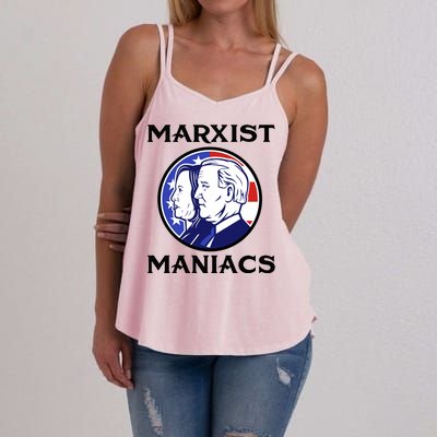 Marxist Maniacs Pro Trump Conservatives Women's Strappy Tank