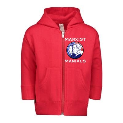 Marxist Maniacs Pro Trump Conservatives Toddler Zip Fleece Hoodie