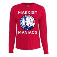 Marxist Maniacs Pro Trump Conservatives Womens Cotton Relaxed Long Sleeve T-Shirt