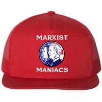 Marxist Maniacs Pro Trump Conservatives Flat Bill Trucker Hat