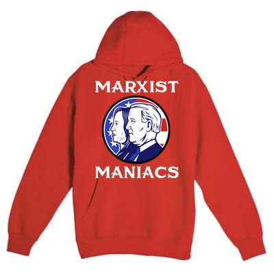 Marxist Maniacs Pro Trump Conservatives Premium Pullover Hoodie