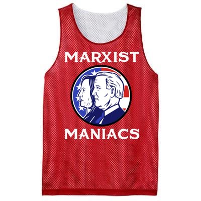 Marxist Maniacs Pro Trump Conservatives Mesh Reversible Basketball Jersey Tank