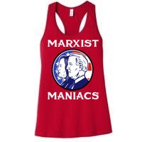 Marxist Maniacs Pro Trump Conservatives Women's Racerback Tank