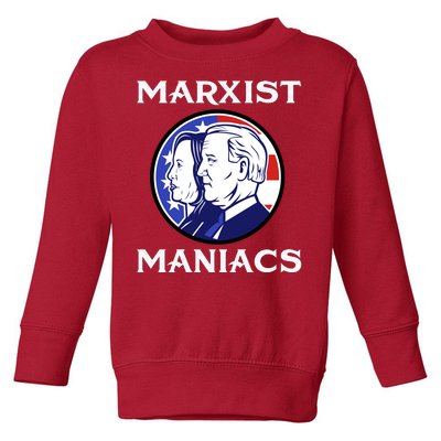 Marxist Maniacs Pro Trump Conservatives Toddler Sweatshirt