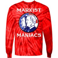 Marxist Maniacs Pro Trump Conservatives Tie-Dye Long Sleeve Shirt