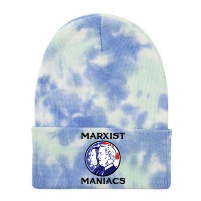 Marxist Maniacs Pro Trump Conservatives Tie Dye 12in Knit Beanie