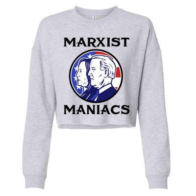 Marxist Maniacs Pro Trump Conservatives Cropped Pullover Crew