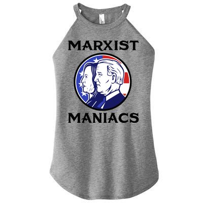 Marxist Maniacs Pro Trump Conservatives Women's Perfect Tri Rocker Tank