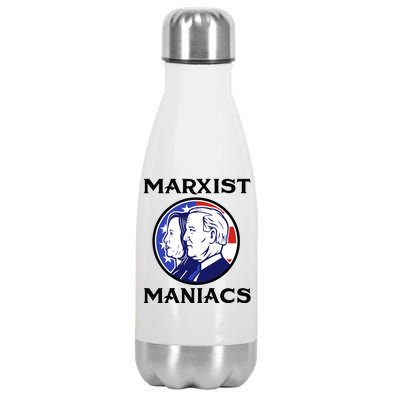 Marxist Maniacs Pro Trump Conservatives Stainless Steel Insulated Water Bottle