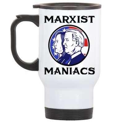 Marxist Maniacs Pro Trump Conservatives Stainless Steel Travel Mug