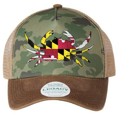 Maryland Flag Crab Legacy Tie Dye Trucker Hat