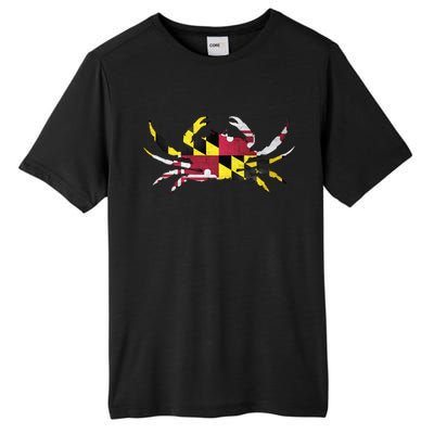 Maryland Flag Crab Tall Fusion ChromaSoft Performance T-Shirt