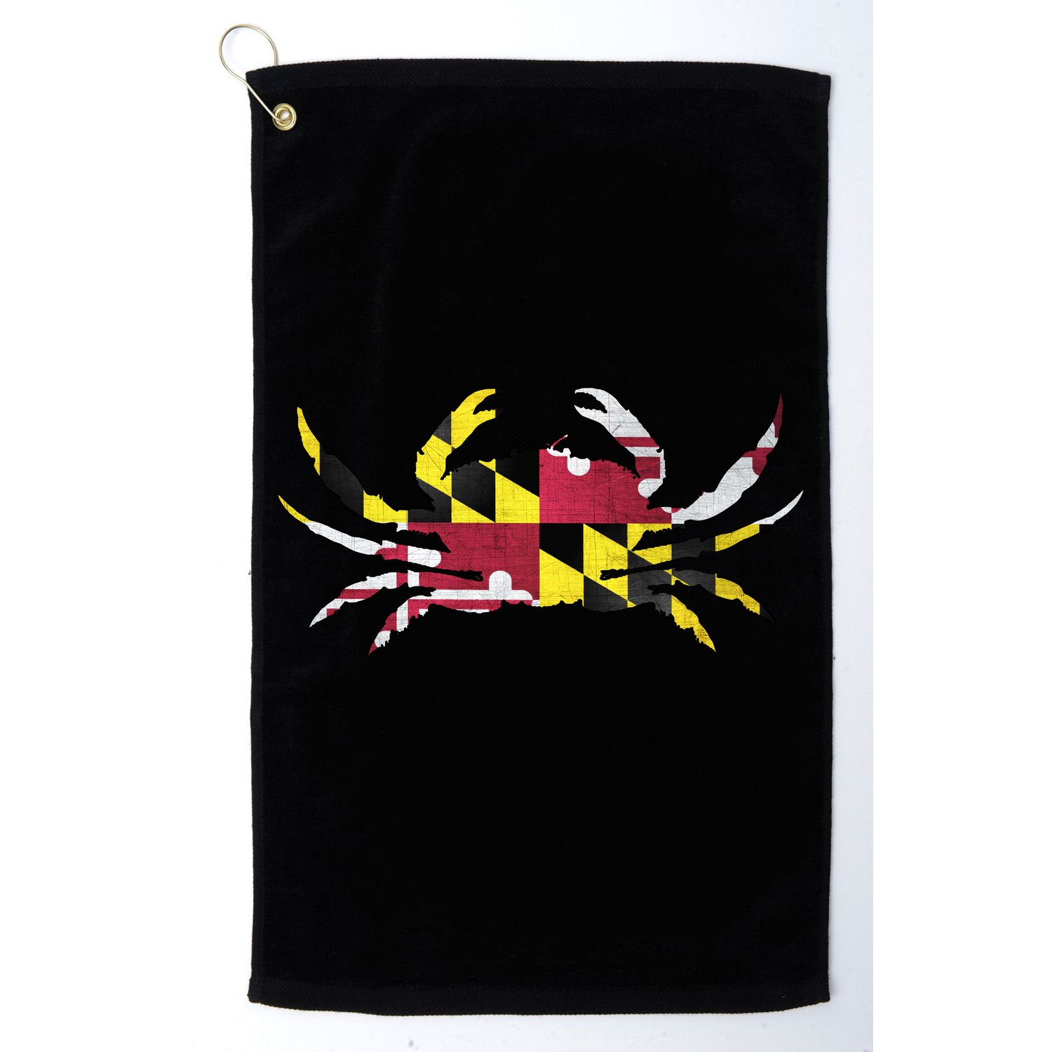 Maryland Flag Crab Golf Towel