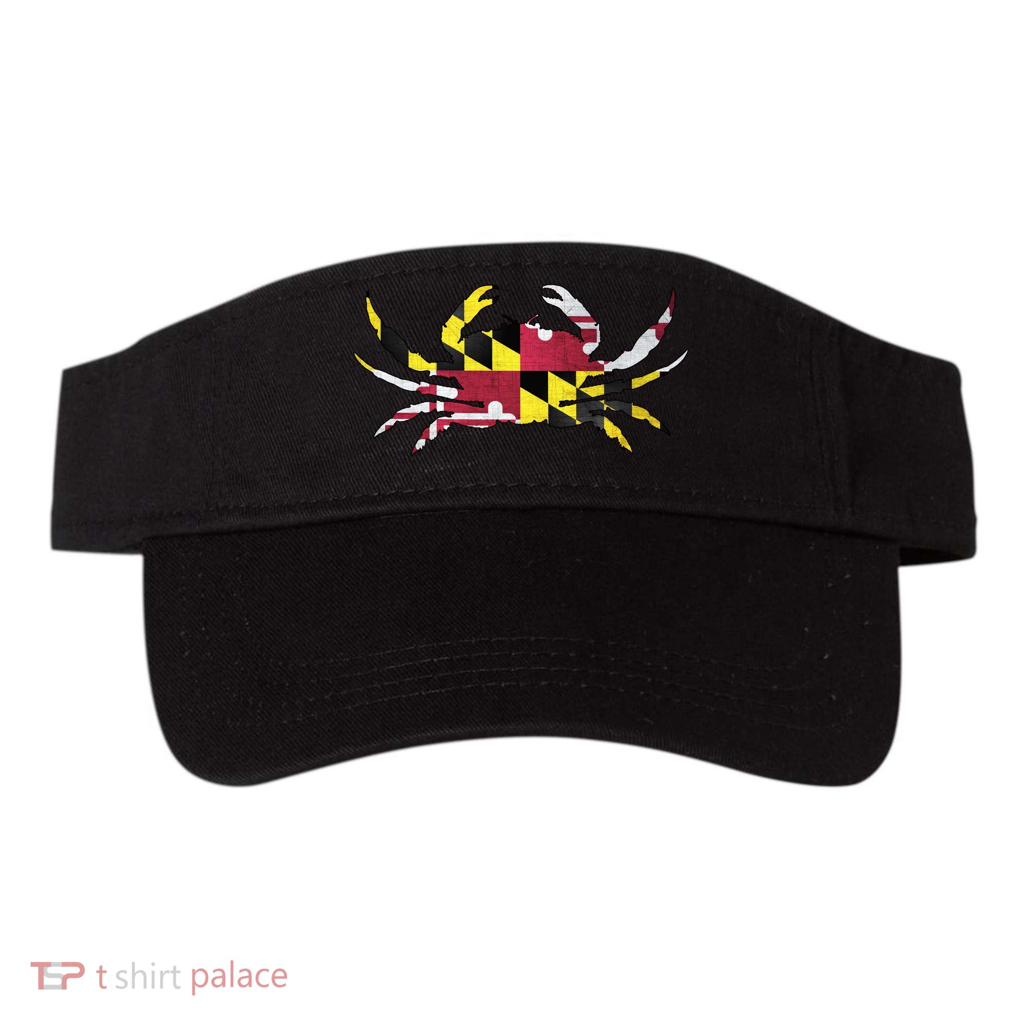 Maryland Flag Crab Valucap Bio-Washed Visor