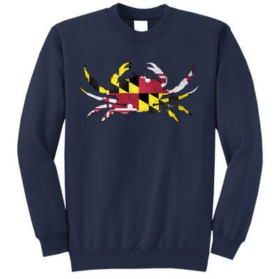 Maryland Flag Crab Sweatshirt