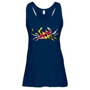 Maryland Flag Crab Ladies Essential Flowy Tank