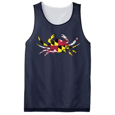 Maryland Flag Crab Mesh Reversible Basketball Jersey Tank